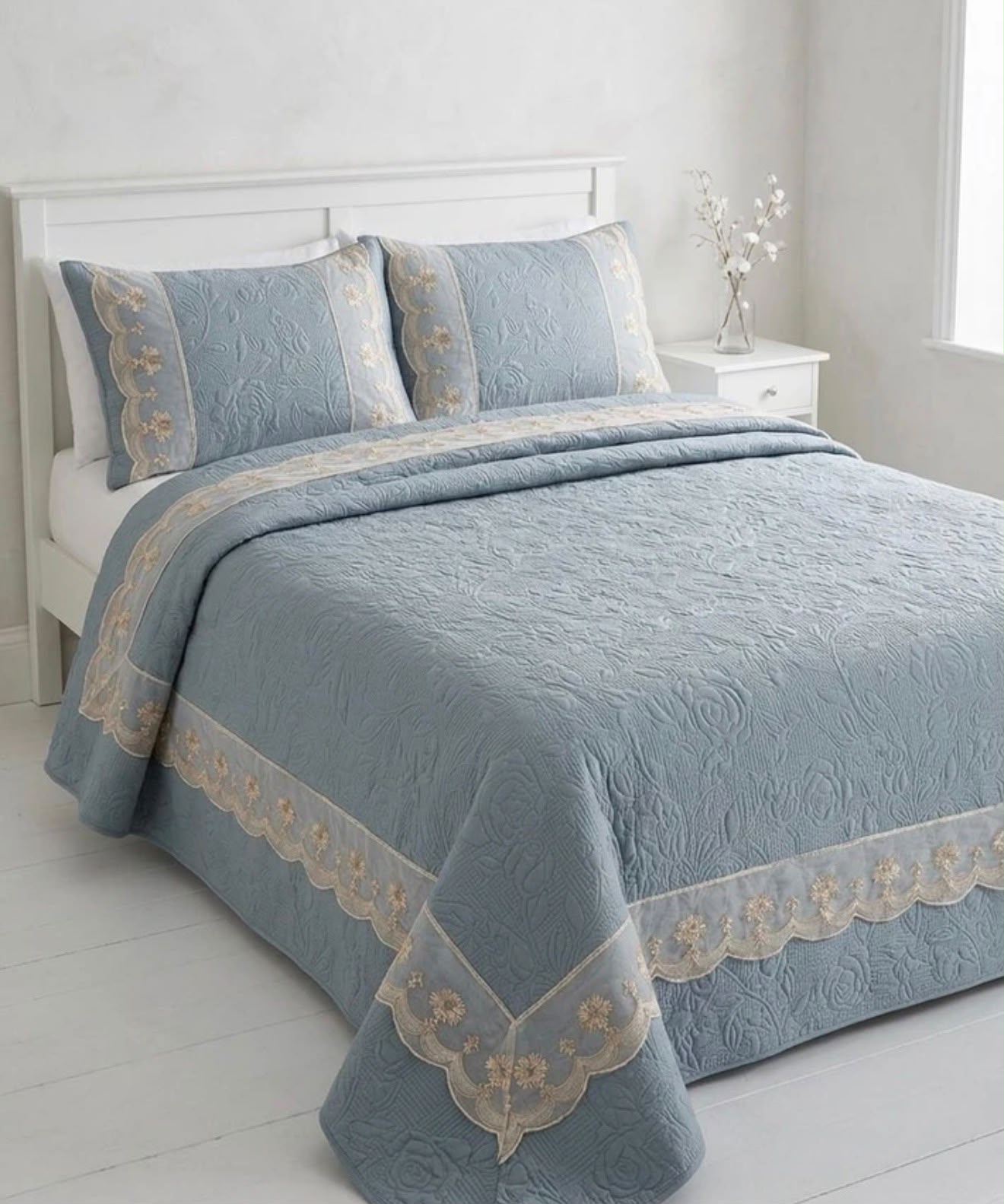 Frill and Fancy Bed Cover set