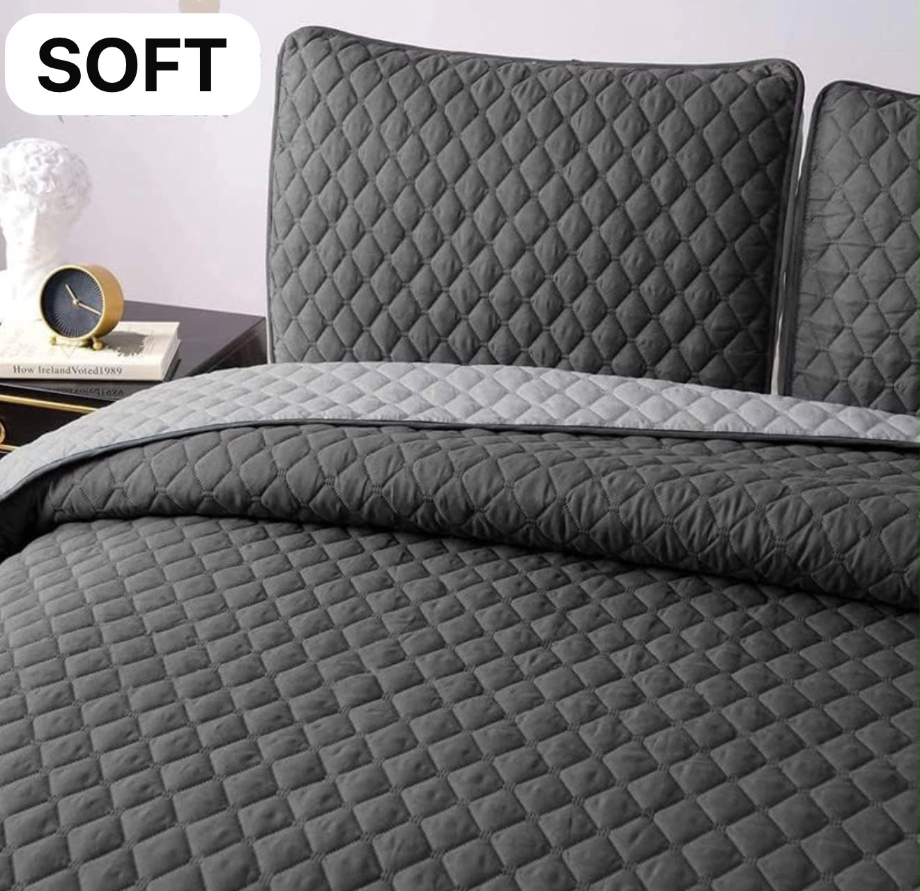 Plain Heat-Lock Bed cover sets