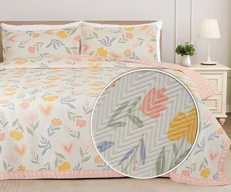 Thread-less Stitching Bed cover sets